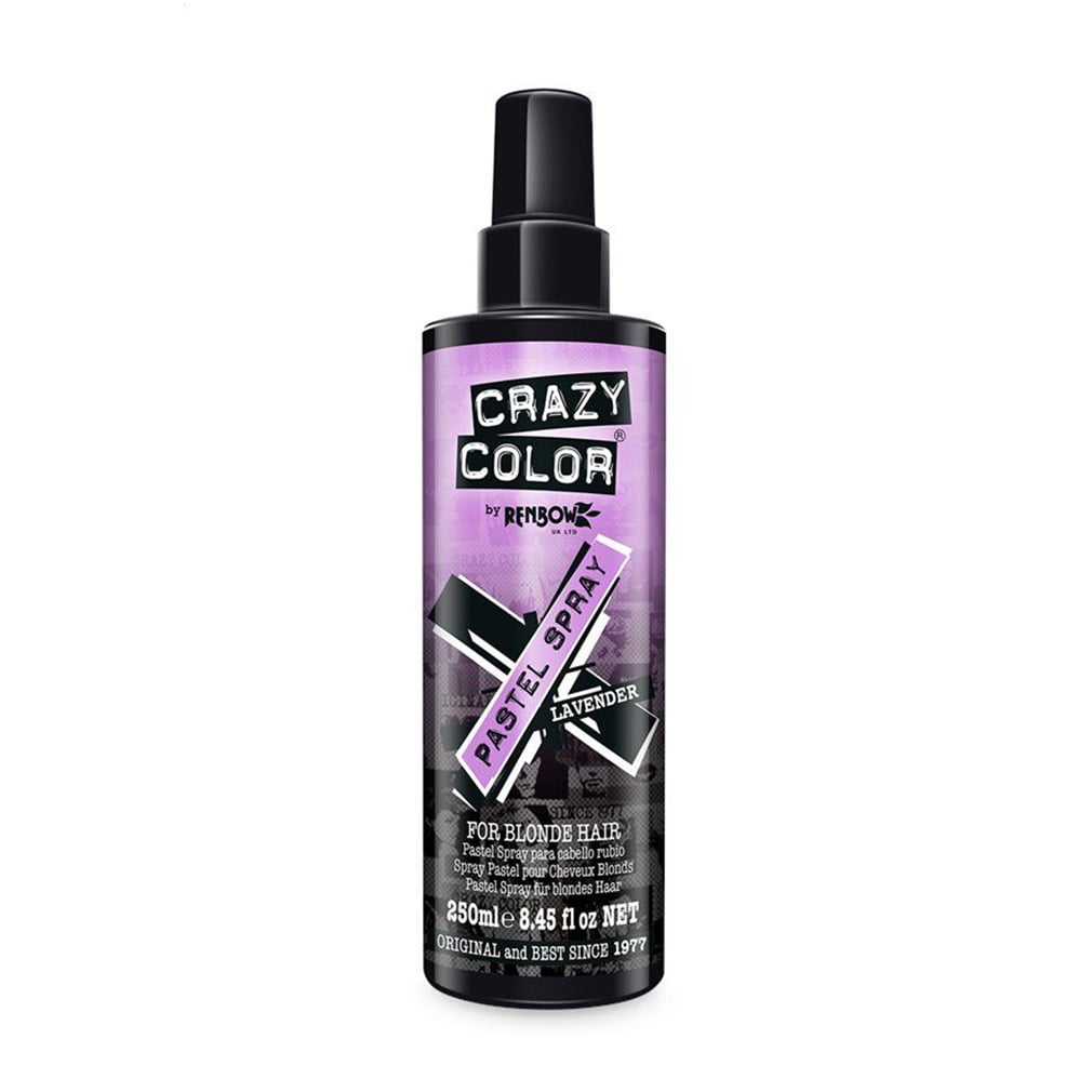 Уцінка! Кольоровий спрей для світлого волосся Crazy Color Pastel Spray, Lavender, 250 мл